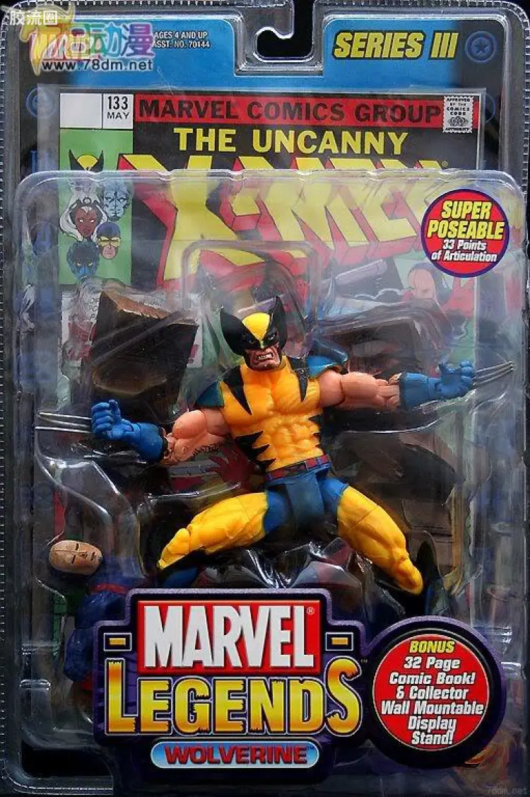 Marvel Legends/漫威传奇 可动人偶系列 第3代 金刚狼
