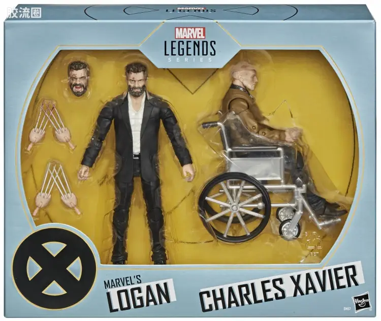 Marvel Legends/漫威传奇 可动人偶系列 X-战警 20周年 电影系列 金刚狼3 罗根&X教授
