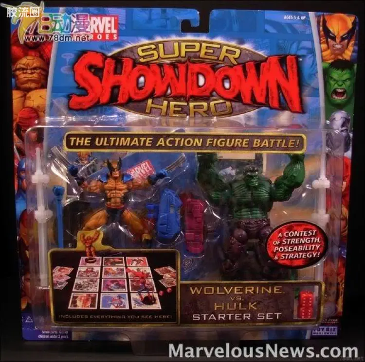 Marvel Legends Showdown Starter Packs 第1代 金刚狼VS绿巨人