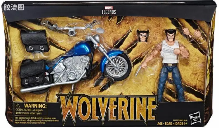 Marvel Legends/漫威传奇 可动人偶系列 人与载具 金刚狼与摩托车