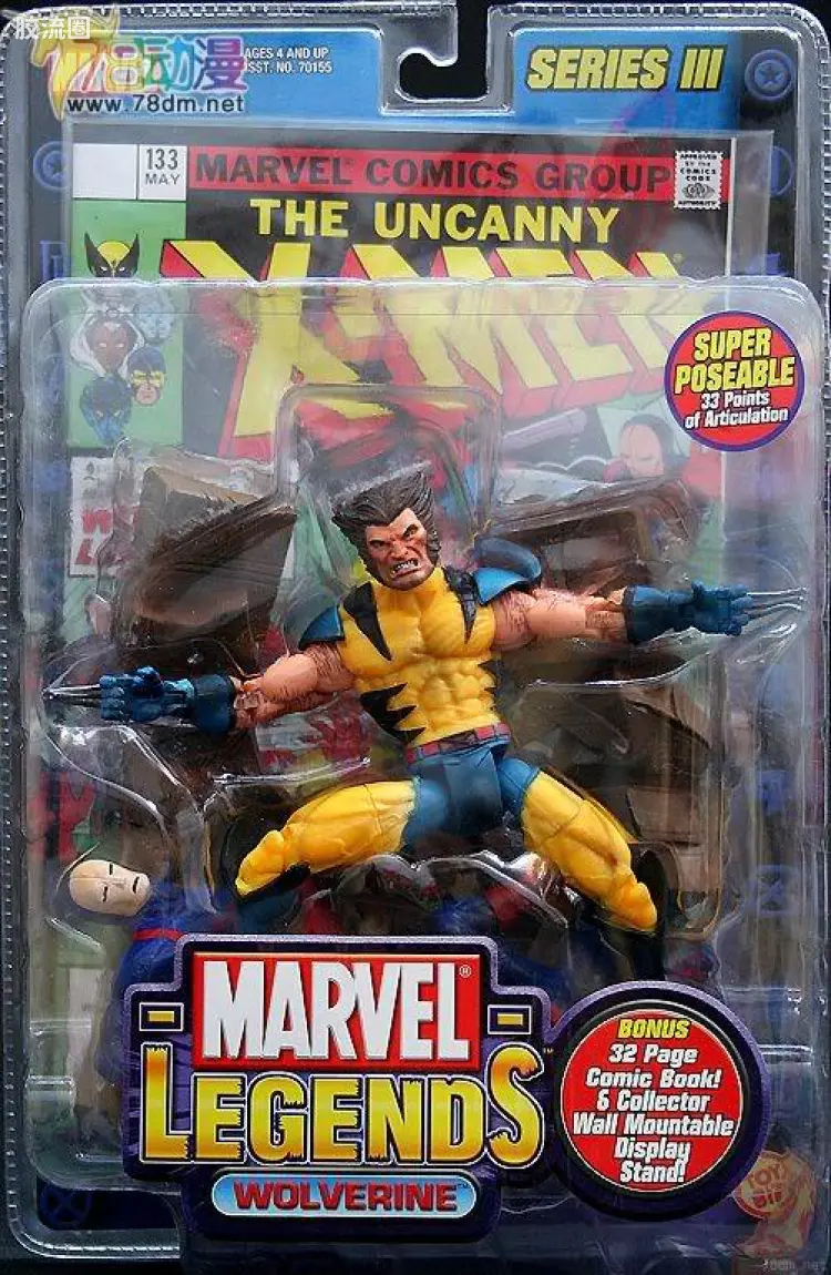 Marvel Legends/漫威传奇 可动人偶系列 第3代 金刚狼 特别版