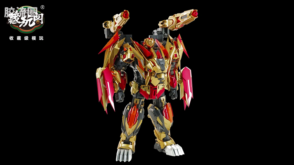 藏玩阁 蚩尤战神 大比例蚩尤神 金狮 KINGLION&奔狼 DASIRIUS - 图片