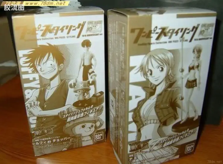 海贼王STYLING系列食玩 特别版 金色十周年会场限定
