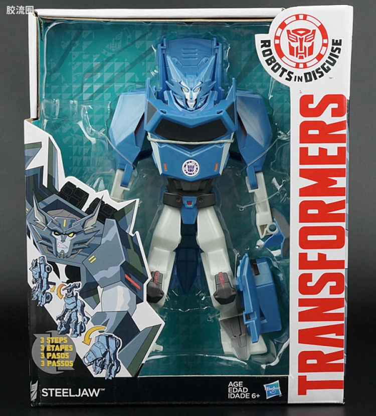 变形金刚RID 领袖的挑战 美版 三步变形 钢钳（Steeljaw）