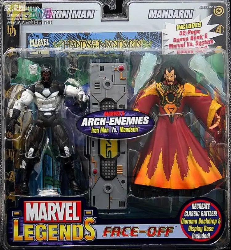 Marvel Legends/漫威传奇 可动人偶系列 双面 第2代 钢铁侠战斗装甲与满大人
