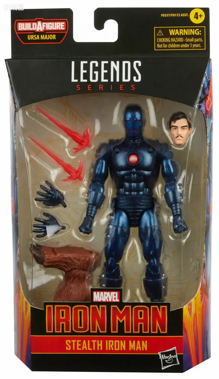 Marvel Legends/漫威传奇 可动人偶系列 巨熊怪人系列 钢铁侠(潜行版)