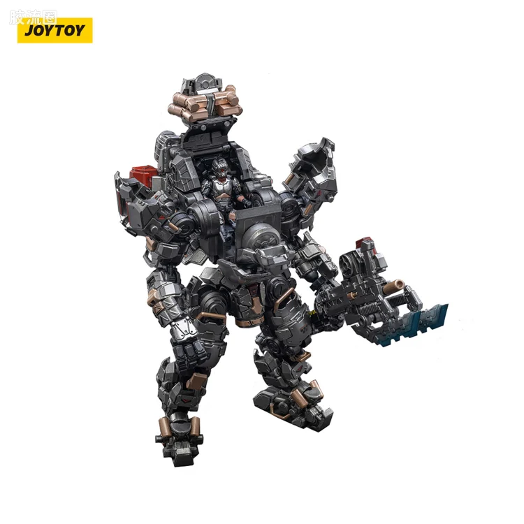 JOYTOY 暗源 原创系列 机甲系列 钢骨H09格斗机甲 银色守卫者