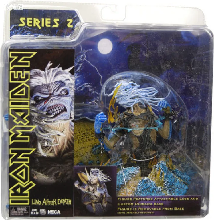 NECA 7寸可动人形系列 音乐 铁娘子乐队 死亡再现