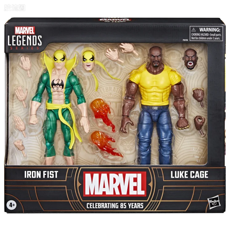 Marvel Legends/漫威传奇 可动人偶系列 漫威85周年系列 铁拳&卢克·凯奇 双人套