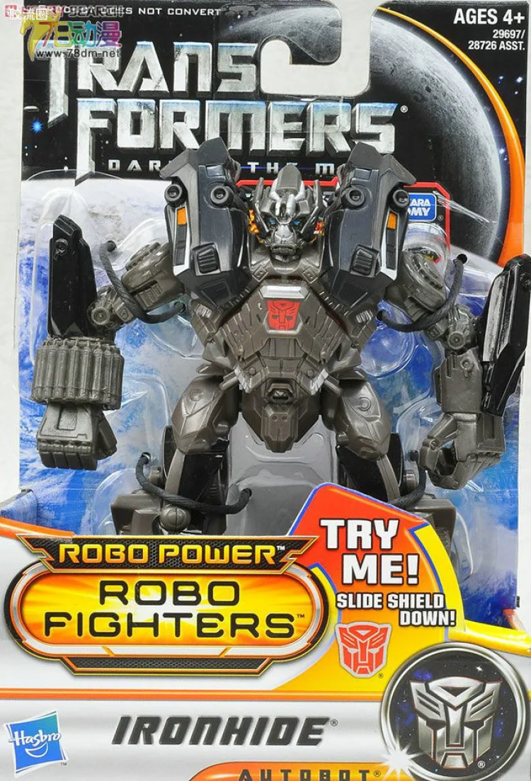 变形金刚3 月黑之时 日版 机器战士 Robo Fighters 系列 铁皮
