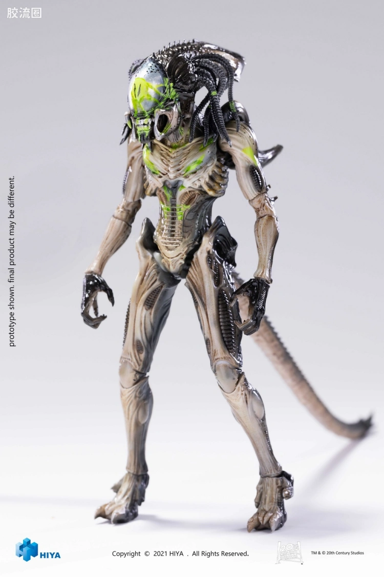 Hiya Toys/海雅 异形大战铁血战士2 铁血异形(战损版)