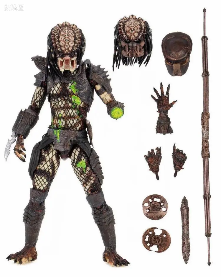 NECA 7寸可动人形系列 铁血战士 终极版/豪华版系列 铁血战士2 城市铁血战士(受伤版 )