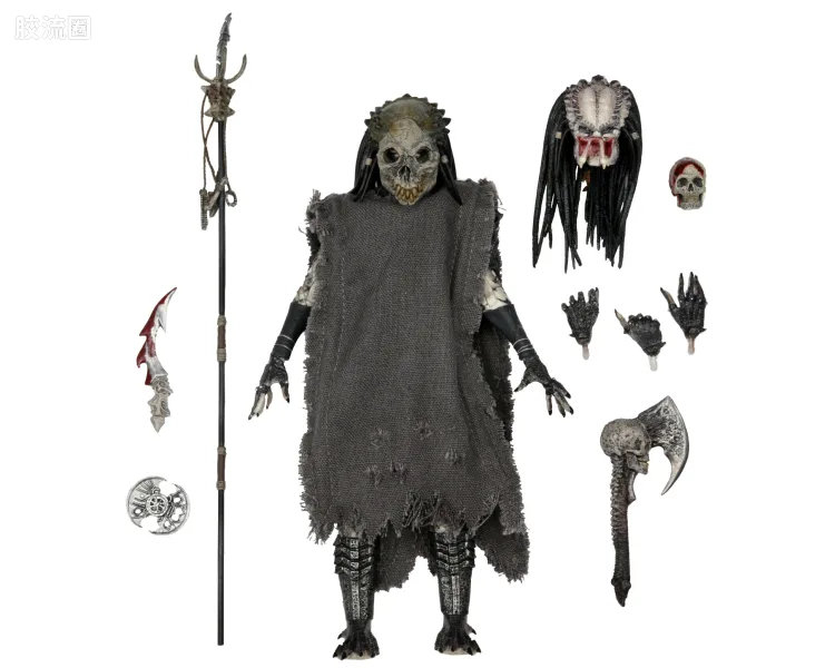 NECA 7寸可动人形系列 铁血战士 终极版/豪华版系列 铁血战士2 萨满铁血战士