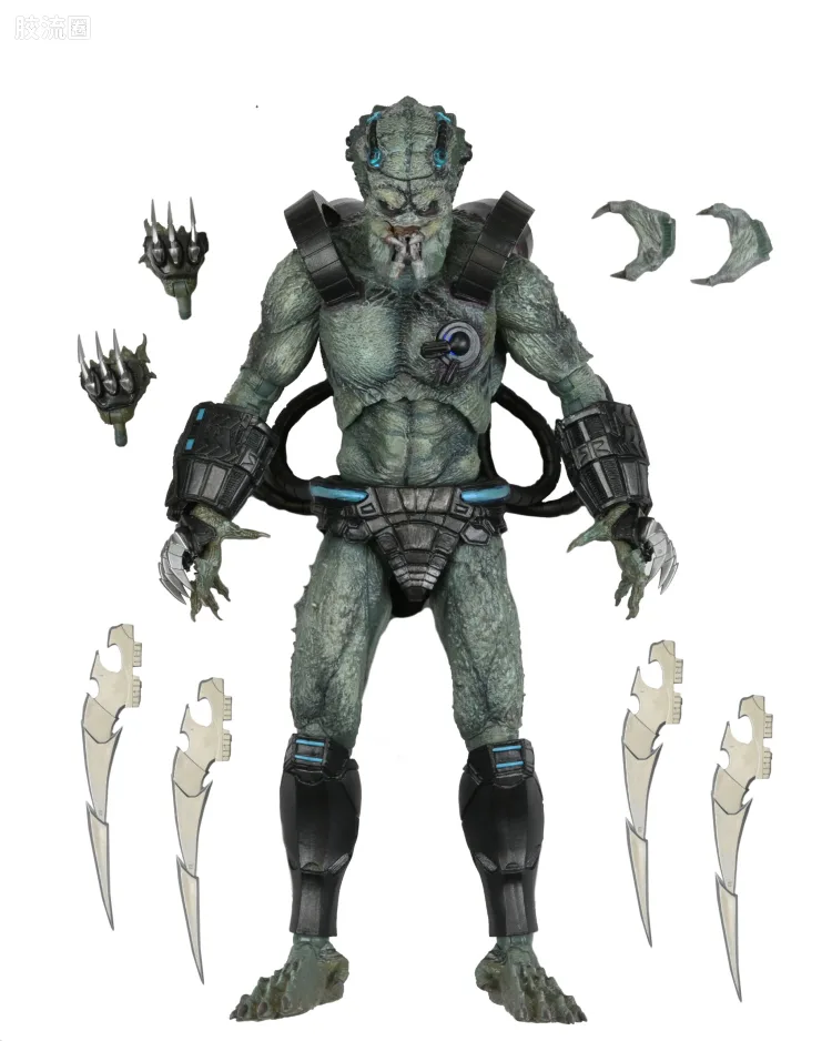 NECA 7寸可动人形系列 终极版/豪华版 游戏系列 铁血战士:水泥丛林 石心铁血战士 豪华版