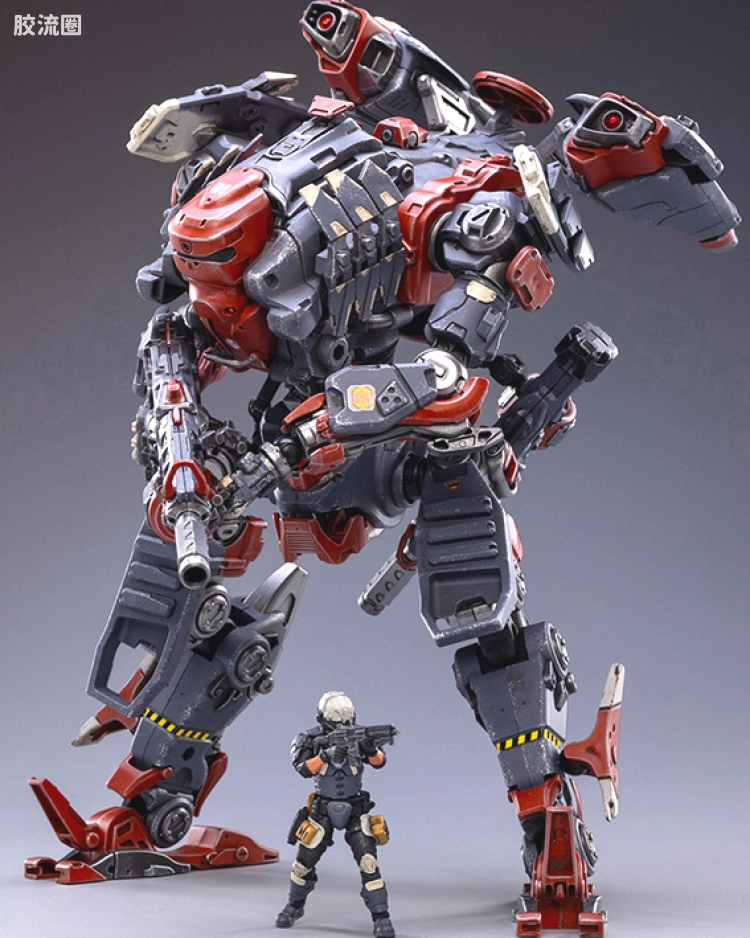 锰狱01组合体作战机甲（红）