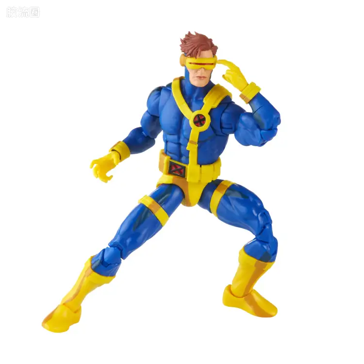 Marvel Legends/漫威传奇 可动人偶系列 92年动画 X-战警 录像带包装系列 镭射眼