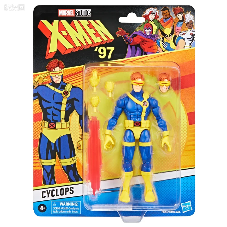 Marvel Legends/漫威传奇 可动人偶系列 X-战警97 动画 复古挂卡系列 镭射眼