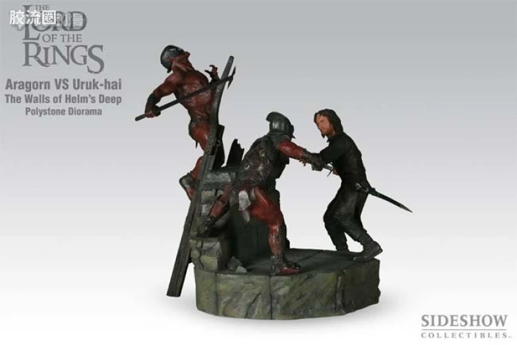 sideshow静态模型系列 Polystone Diorama 阿拉贡VS强兽人