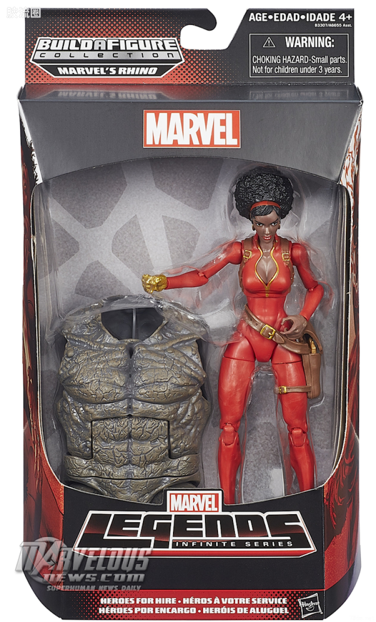 Marvel Legends/漫威传奇 可动人偶系列 犀牛人系列 雾骑士
