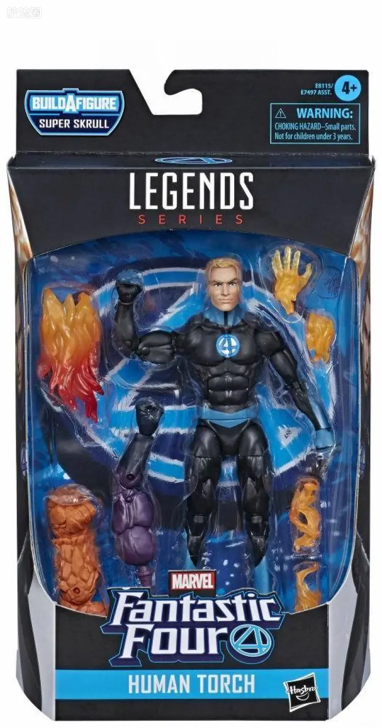 Marvel Legends/漫威传奇 可动人偶系列 超级斯库鲁人系列 霹雳火
