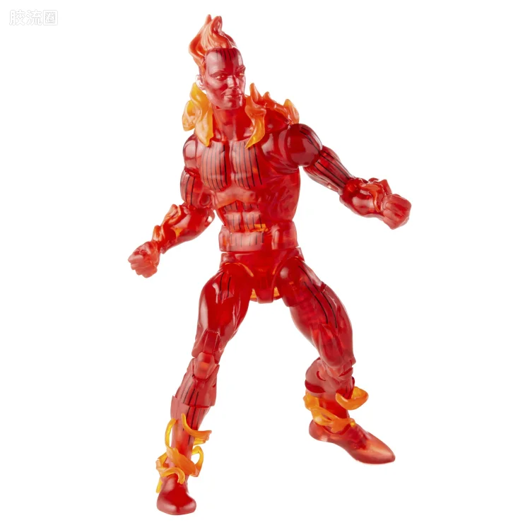 Marvel Legends/漫威传奇 可动人偶系列 神奇四侠 复古挂卡系列 霹雳火