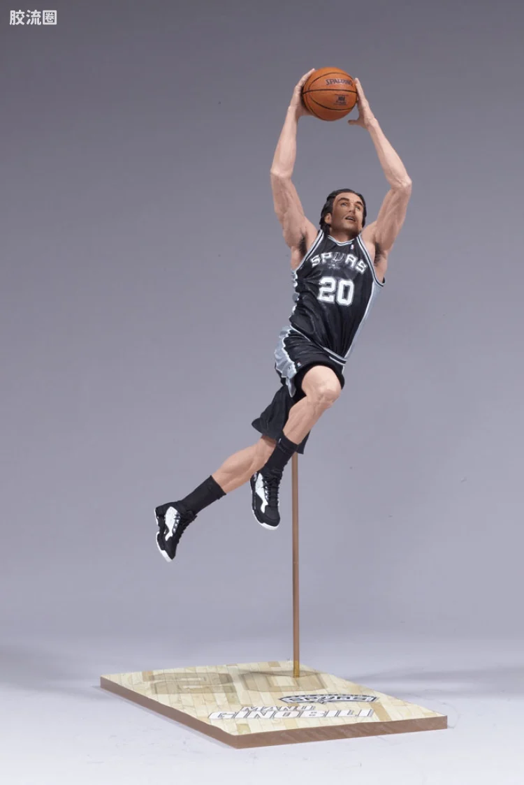 麦克法兰NBA篮球系列玩具 第10代 马努-吉诺比利