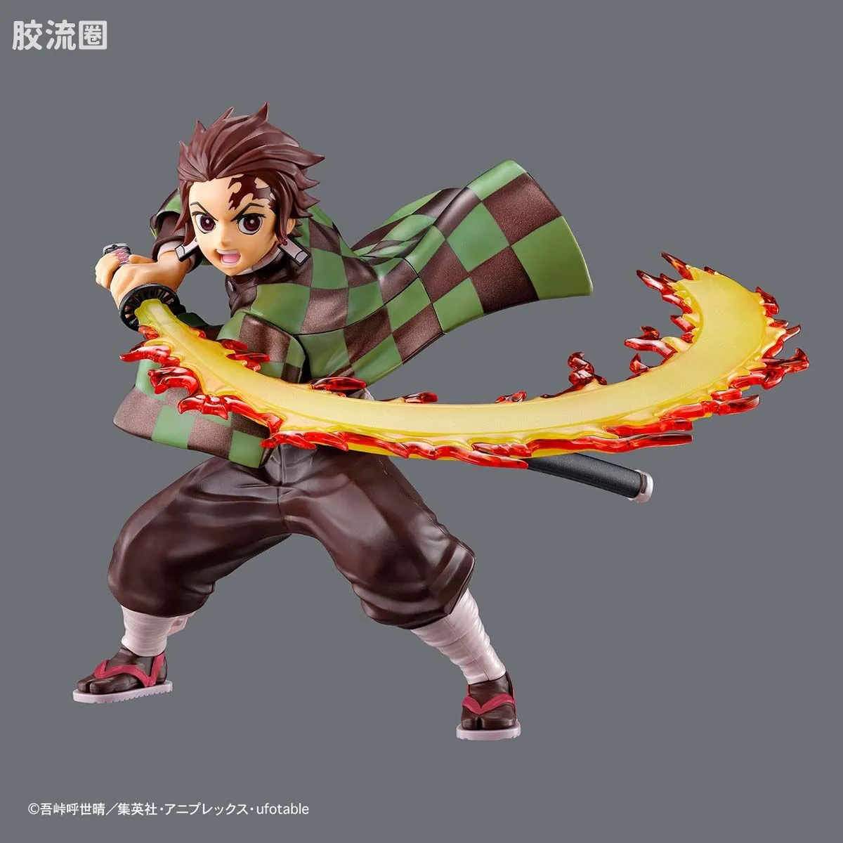 Figure-rise系列&其它万代人形拼装综合 鬼灭之刃拼装模型 灶门炭治郎[火之神神乐] - 图片