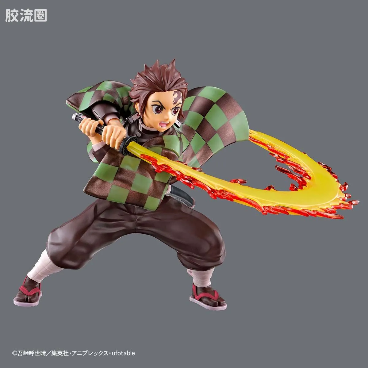 Figure-rise系列&其它万代人形拼装综合 鬼灭之刃拼装模型 灶门炭治郎[火之神神乐] - 图片