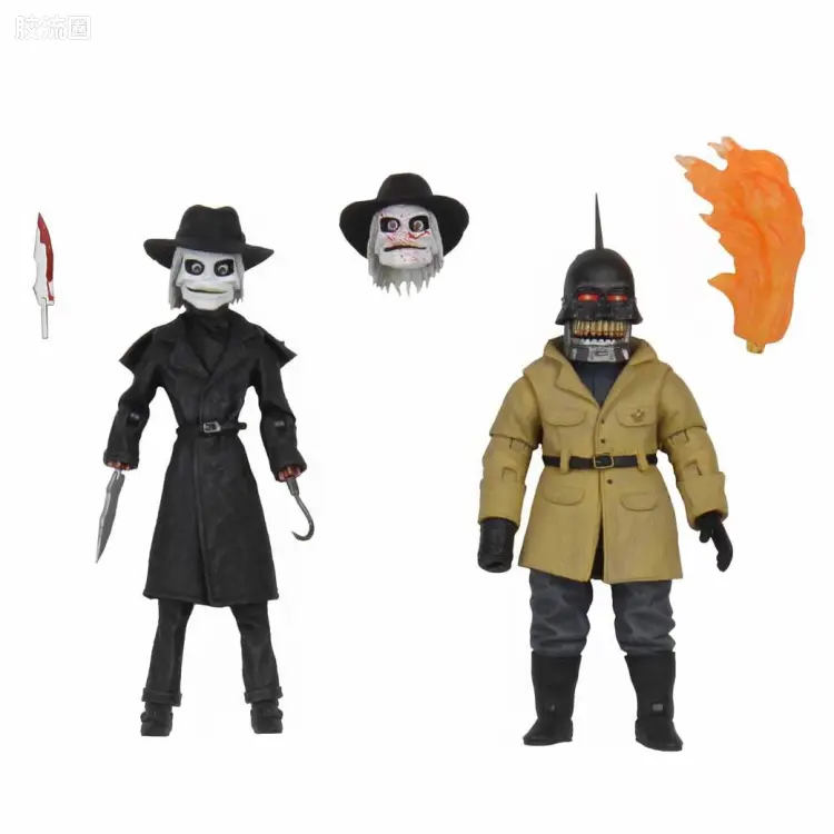 NECA 7寸可动人形系列 经典恐怖电影系列 魔偶奇谭 刀片&火炬