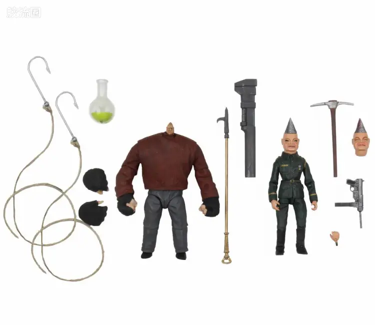 NECA 7寸可动人形系列 经典恐怖电影系列 魔偶奇谭 针头&隧道挖掘机