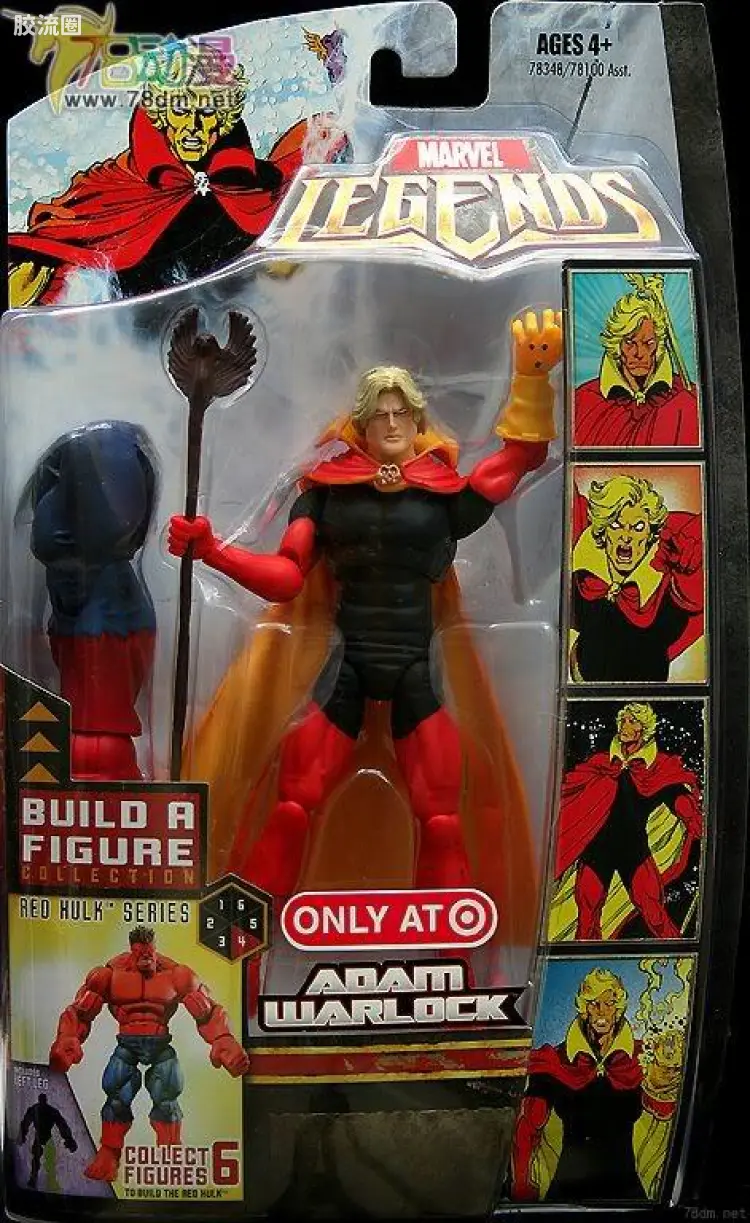 Marvel Legends/漫威传奇 可动人偶系列 孩之宝红浩克 魔士亚当