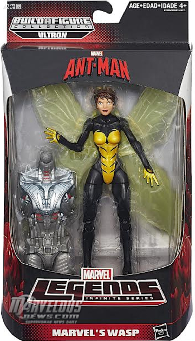 Marvel Legends/漫威传奇 可动人偶系列 奥创系列 黄蜂女