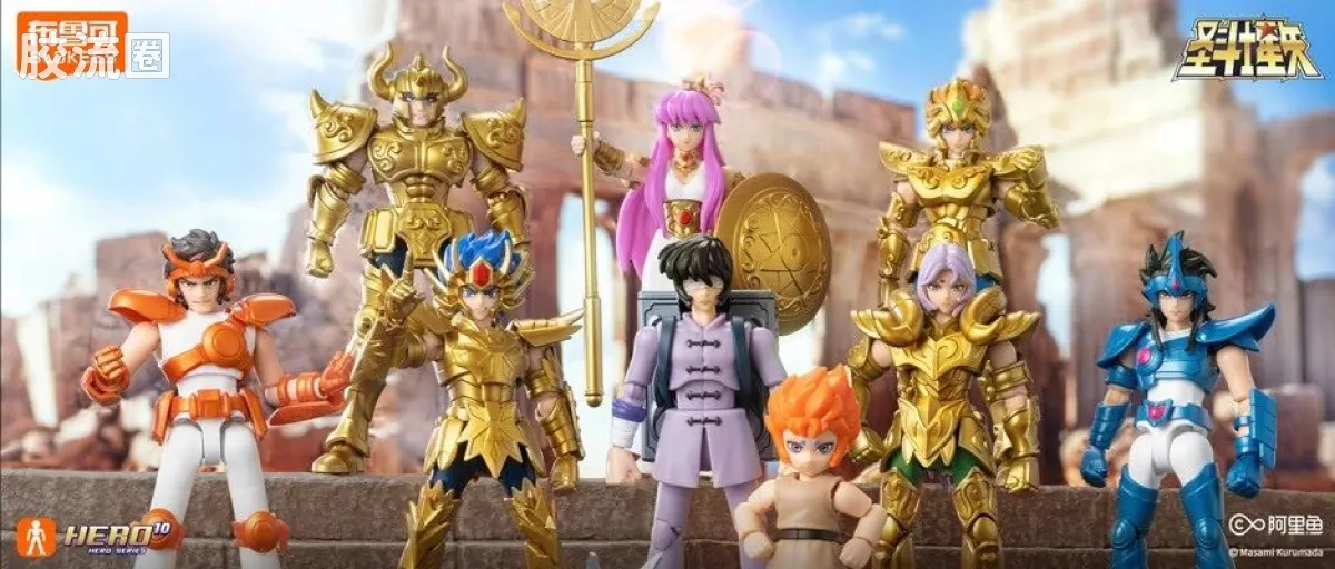 布鲁可圣斗士星矢 端盒 群星版 第三弹 黄金十二宫① - 图片
