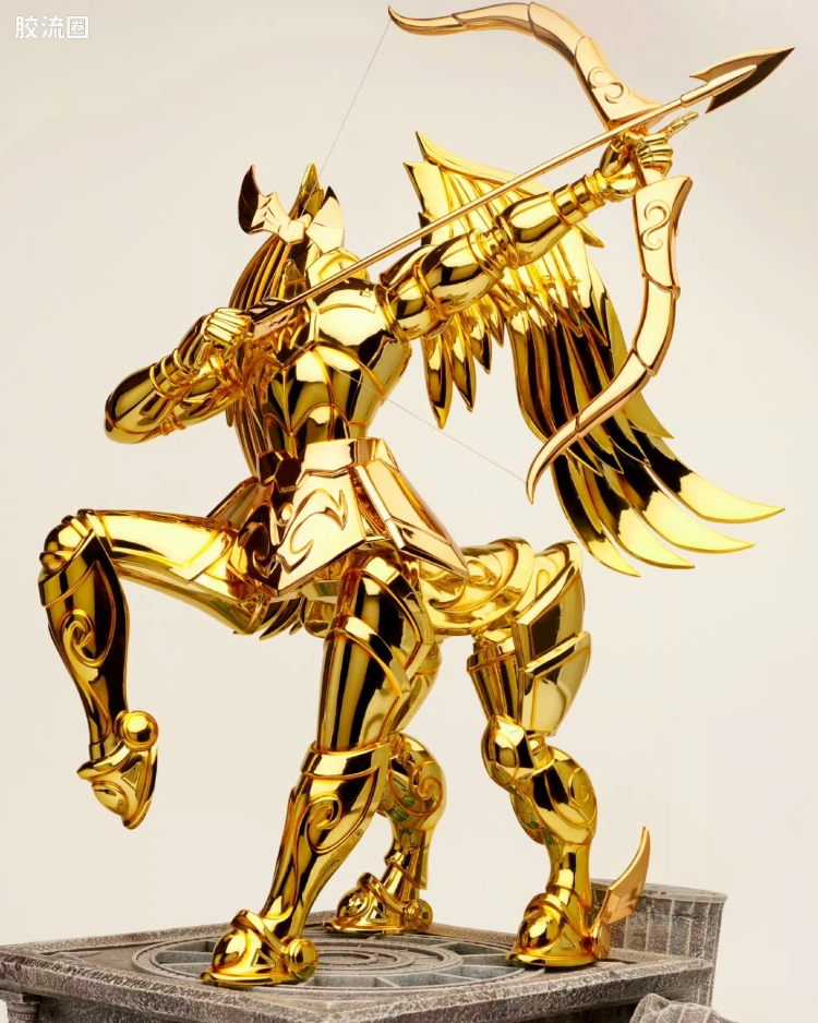 黄金圣衣 射手座 圣衣形态 电镀雕像