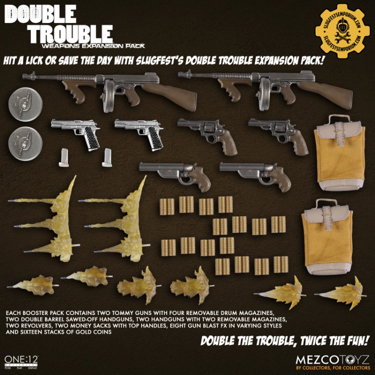 Mezco one-12系列 1/12集体配件系列 黄金时代枪械包