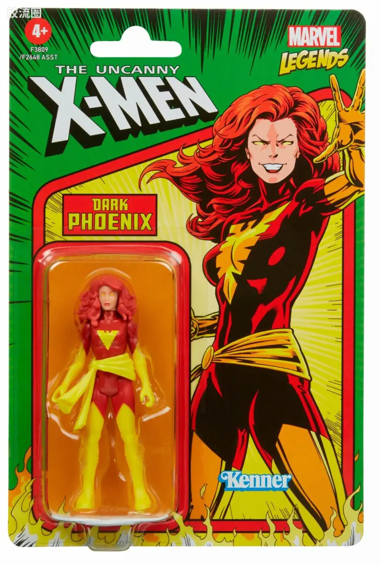 Marvel Legends/漫威传奇 可动人偶系列 3.75寸 Kenner复古挂卡系列 黑凤凰
