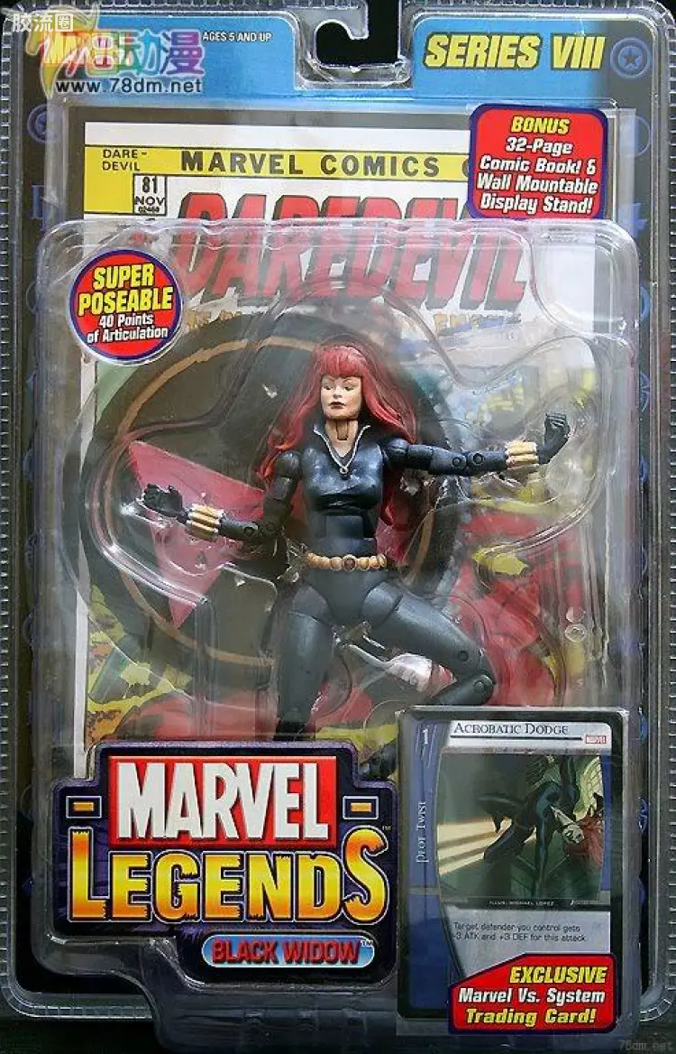 Marvel Legends/漫威传奇 可动人偶系列 第8代 黑寡妇