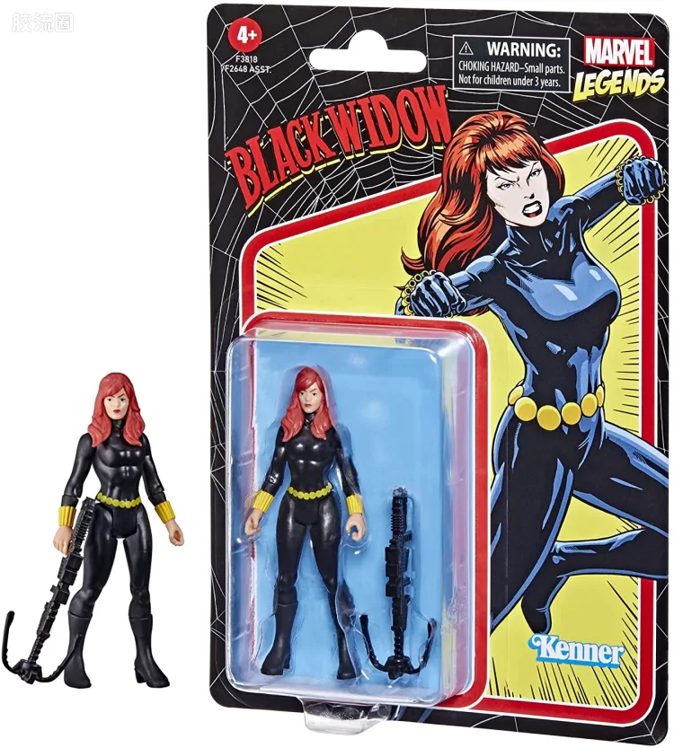 Marvel Legends/漫威传奇 可动人偶系列 3.75寸 Kenner复古挂卡系列 黑寡妇