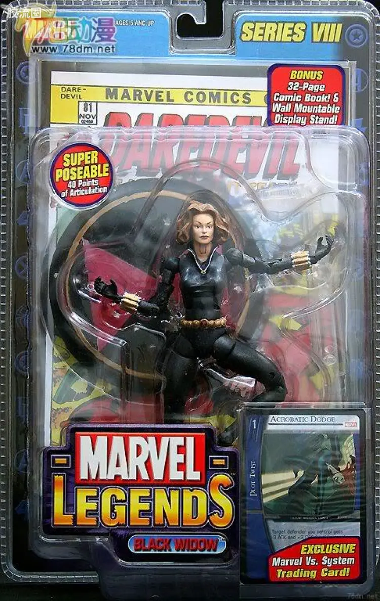 Marvel Legends/漫威传奇 可动人偶系列 第8代 黑寡妇 特别版