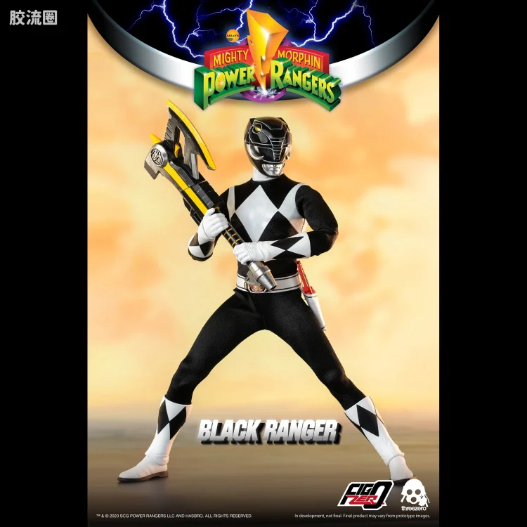 threezero特摄 1/6 恐龙战队 FigZero系列 黑战士 