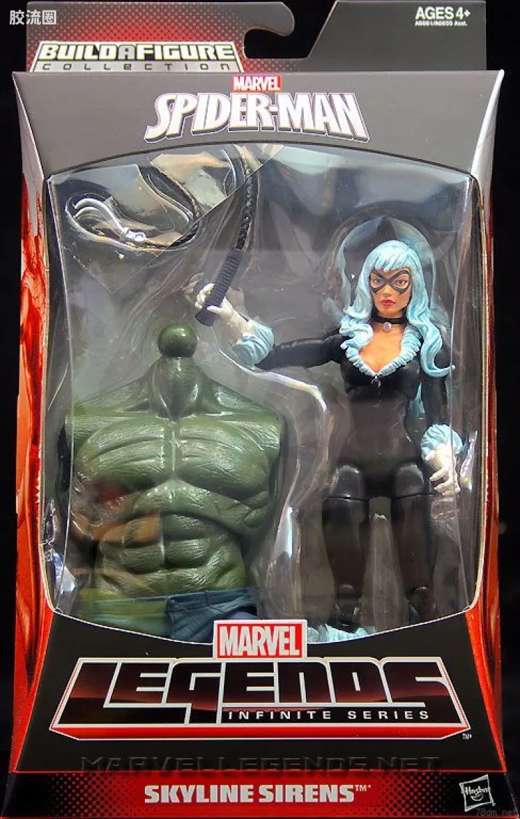 Marvel Legends/漫威传奇 可动人偶系列 终极绿魔系列 黑猫女