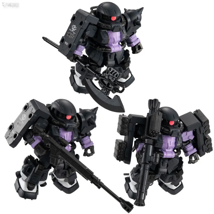 MOBILITY JOINT GUNDAM 限定版 黑色三连星 高机动型扎古II 3机套装