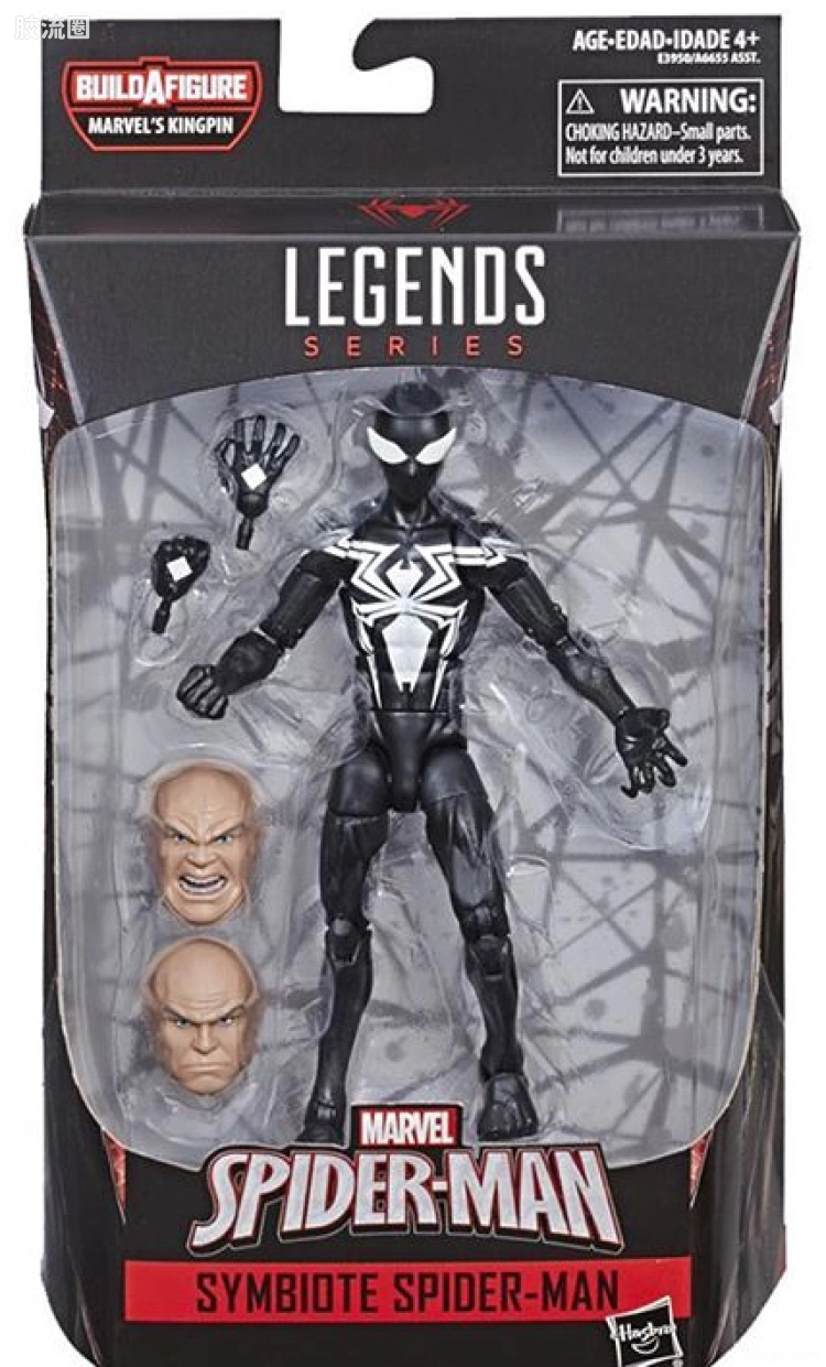 Marvel Legends/漫威传奇 可动人偶系列 金并系列 黑色蜘蛛侠