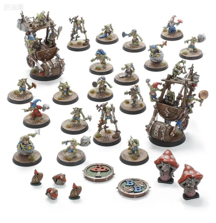 血碗橄榄球 Blood Bowl 2016版 鼻涕精球队 臭水沟抠鼻者