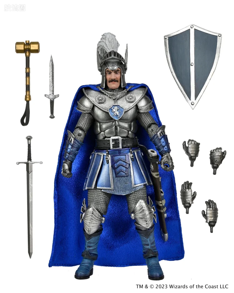 NECA 7寸可动人形系列 终极版/豪华版 游戏系列 龙与地下城 强心骑士