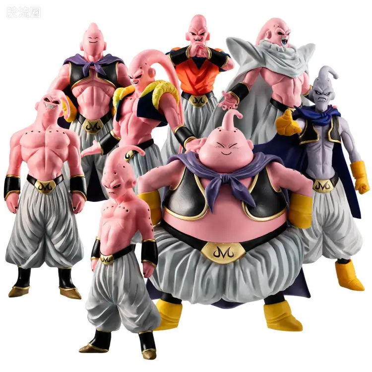 万代龙珠扭蛋系列 HG+Plus可动扭蛋 龙珠Z 魔人布欧完全套装