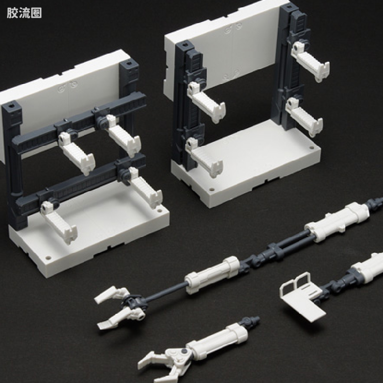 WAVE拼装综合系列 H-HANGAR Ｈ・ハンガー用拡張キット アームアクセサリーセット［グレー］・［ホワイト］