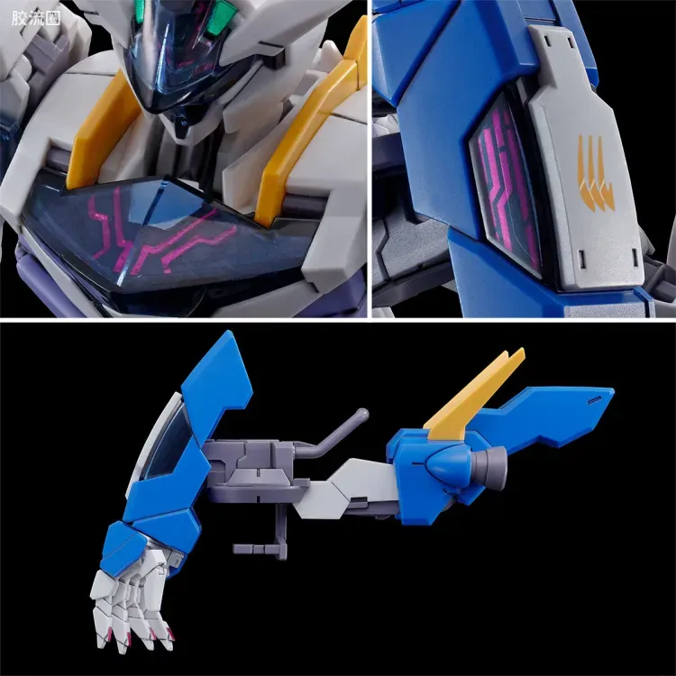 HG高达水星的魔女拼装模型 HG 网络限定版 吉乌魔灵高达 - 图片