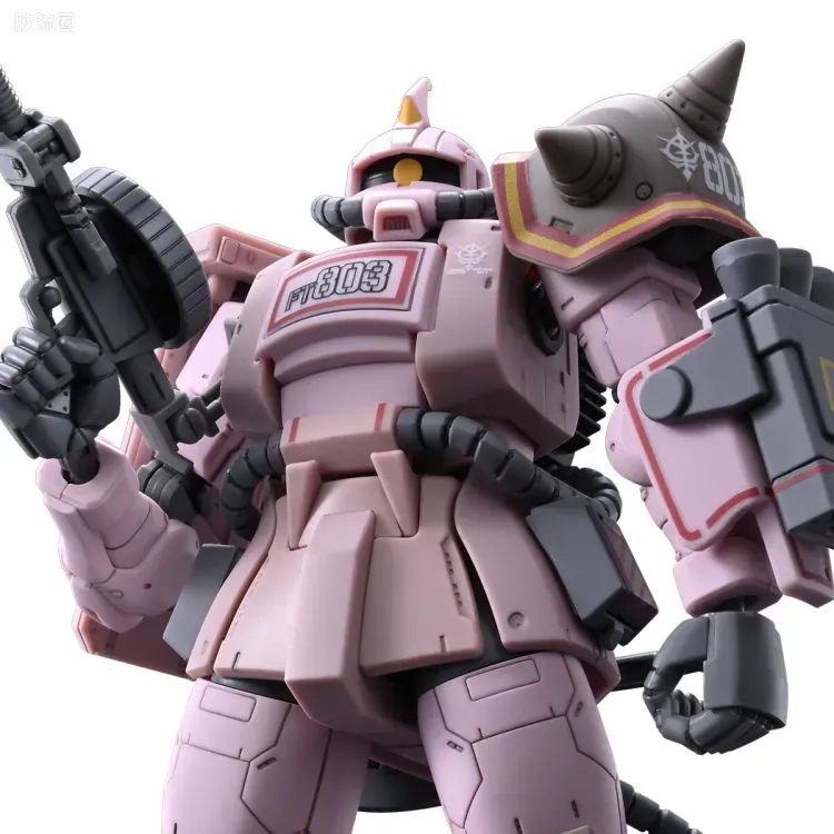 HG 高达The Origin 网络限定版 MS-06D 沙漠型扎古 粉红豹队 - 图片