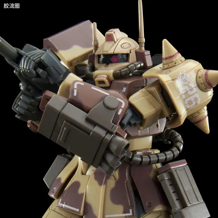 HG 高达The Origin 网络限定版 MS-06D 扎古沙漠型(双天线式样) - 图片